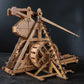DIY Trebuchet, Ancient Siege Model - Wooden 3D Puzzle - 1:48 Rotary Counterweight