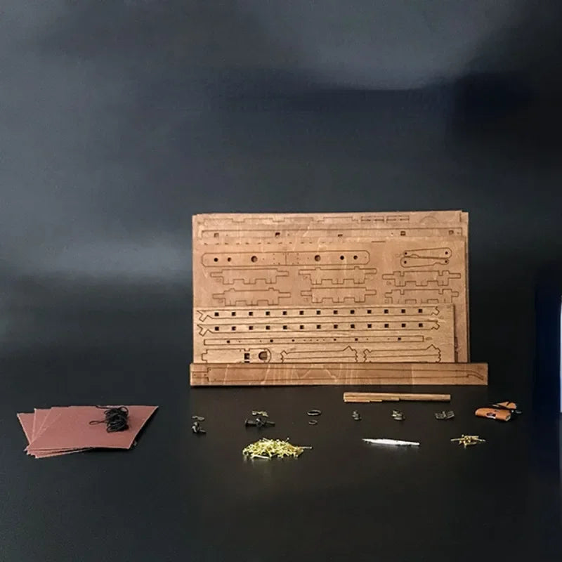 DIY Trebuchet, Ancient Siege Model - Wooden 3D Puzzle - 1:48 Rotary Counterweight